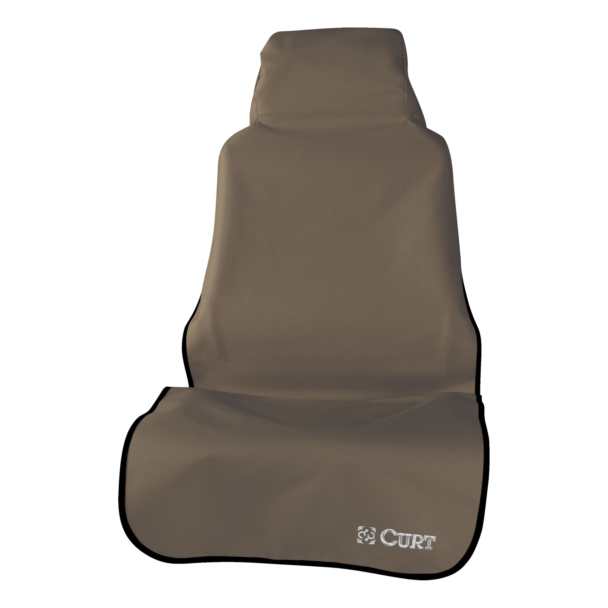 Curt Manufacturing, Seat Defender 58in.x23in. Brown Bucket Seat Protector, Single, Pair, or Set Single, Seat Application Bucket, Model# 18502